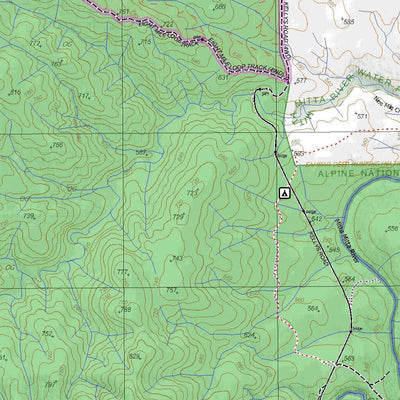 Getlost Map 8424-3 BENAMBRA Victoria Topographic Map V16b 1:25,000 Preview 2