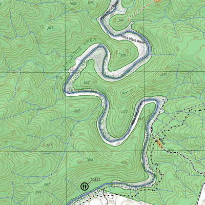 Getlost Map 8424-3 BENAMBRA Victoria Topographic Map V16b 1:25,000 Preview 3