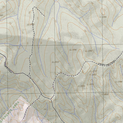 Getlost Map 8522-1 ORBOST Victoria Topographic Map V16b 1:25,000 Preview 2