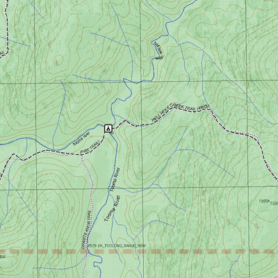 Getlost Map 8525-1 TOOLONG Victoria Topographic Map V16b 1:25,000 Preview 3