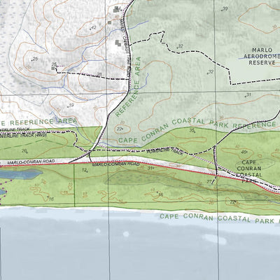 Getlost Map 8622-3 CONRAN Victoria Topographic Map V16b 1:25,000 Preview 3