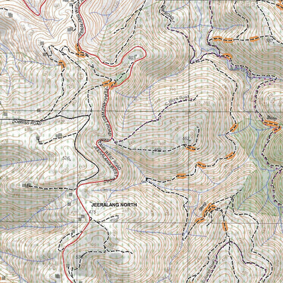 Getlost Map 8121-2 YINNAR Victoria Topographic Map V16b 1:25,000 Preview 3