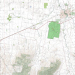 Getlost Map 85424-1 BENALLA Victoria Topographic Map V16b 1:25,000 Preview 1