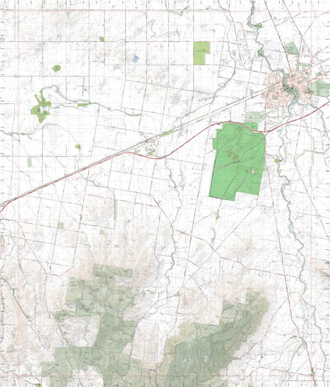 Getlost Map 85424-1 BENALLA Victoria Topographic Map V16b 1:25,000 Preview 1