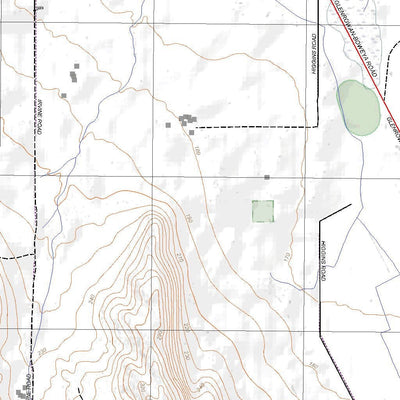 Getlost Map 8125-3 GLENROWAN Victoria Topographic Map V16b 1:25,000 Preview 2