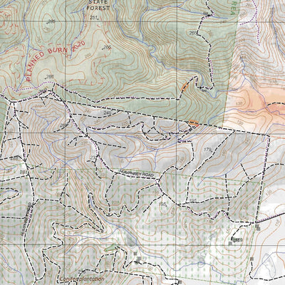 Getlost Map 8221-4 TRARALGON Victoria Topographic Map V16b 1:25,000 Preview 3