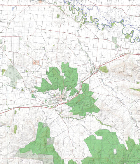 Getlost Map 8225-4 CHILTERN Victoria Topographic Map V16b 1:25,000 Preview 1