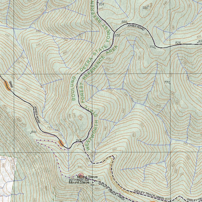 Getlost Map 8323-2 STEVE Victoria Topographic Map V16b 1:25,000 Preview 3