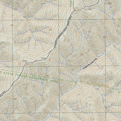 Getlost Map 8424-1 GIBBO Victoria Topographic Map V16b 1:25,000 Preview 2