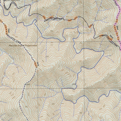 Getlost Map 8424-1 GIBBO Victoria Topographic Map V16b 1:25,000 Preview 3