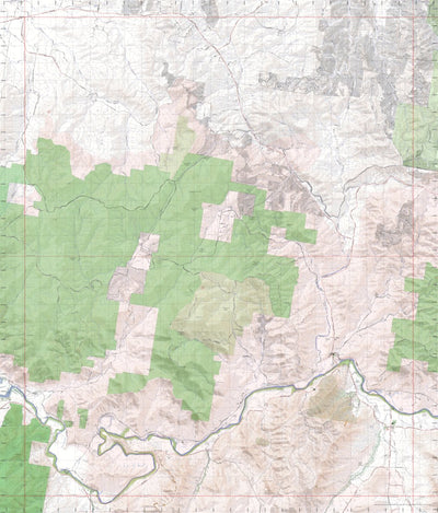 Getlost Map 8426-3 JINGELLIC Victoria Topographic Map V16b 1:25,000 Preview 1