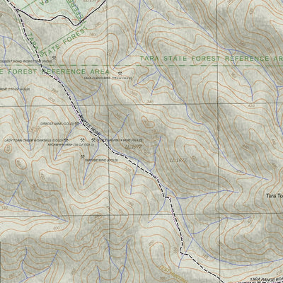Getlost Map 8522-4 NOWA NOWA Victoria Topographic Map V16b 1:25,000 Preview 3
