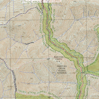 Getlost Map 8623-3 GOONGERAH Victoria Topographic Map V16b 1:25,000 Preview 3