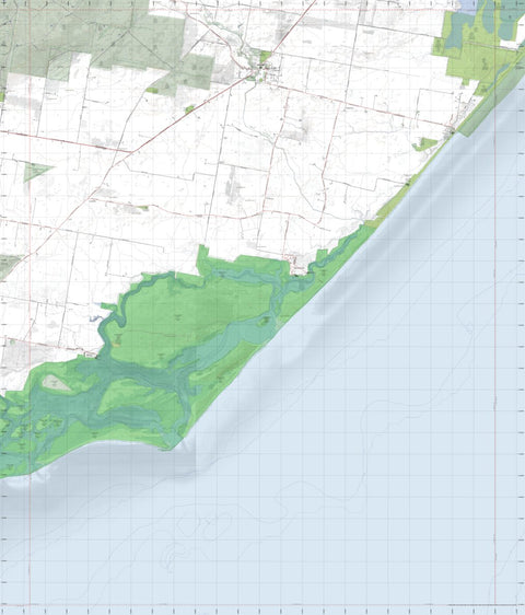 Getlost Map 82254-1 WOODSIDE Victoria Topographic Map V16b 1:25,000 Preview 1