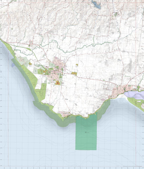 Getlost Map 85420-4 WONTHAGGI Victoria Topographic Map V16b 1:25,000 Preview 1