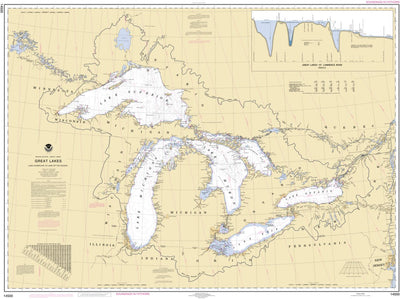 General Chart Of The Great Lakes Preview 1