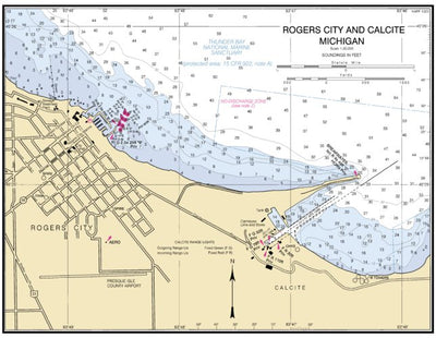 Rogers City And Calcite Harbor Michigan Preview 1