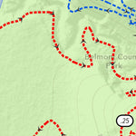 Belmont Park Single Track Map - Jackson, MN Preview 2
