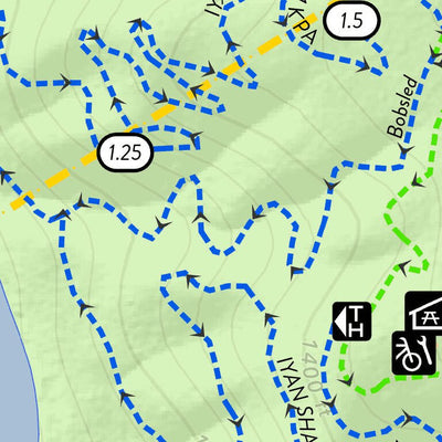 Belmont Park Single Track Map - Jackson, MN Preview 3