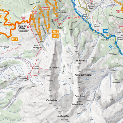 M-03 - MTB TRAIL MAP - Val Susa - Val Chisone Preview 3