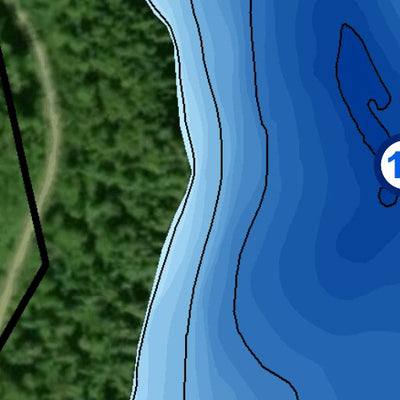 Bathymétrie lac des Quatre-Baies - zec Rivière-Blanche Preview 2