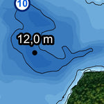 Bathymétrie lac des Passes - Baie du Sud - zec Rivière-Blanche Preview 2