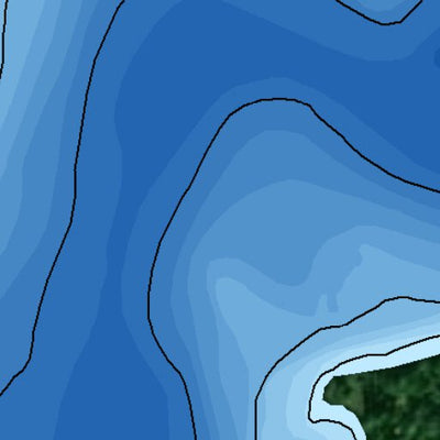 Bathymétrie lac des Passes - Baie #5 - zec Rivière-Blanche Preview 2