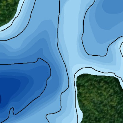 Bathymétrie lac des Passes - Baie #6-7 - zec Rivière-Blanche Preview 2