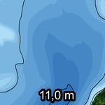 Bathymétrie lac des Passes - Baie #8-9 - zec Rivière-Blanche Preview 2