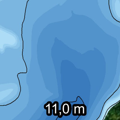 Bathymétrie lac des Passes - Baie #8-9 - zec Rivière-Blanche Preview 2