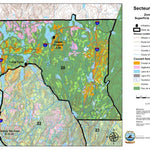 Zone 20 - Secteur Tourilli Reserve Faunique des Laurentides Carte Preview 1