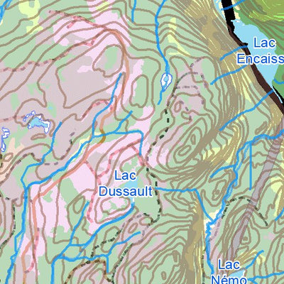 Zone 20 - Secteur Tourilli Reserve Faunique des Laurentides Carte Preview 3