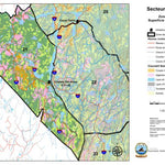 Zone 21 - Secteur Tourilli Reserve Faunique des Laurentides Carte Preview 1