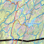 Zone 21 - Secteur Tourilli Reserve Faunique des Laurentides Carte Preview 3