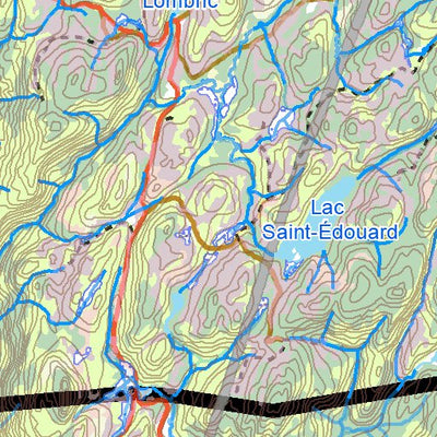 Zone 21 - Secteur Tourilli Reserve Faunique des Laurentides Carte Preview 3