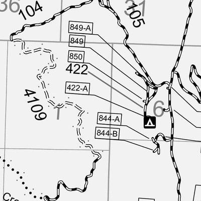 Salmon-Challis NF Lost River RD INSET Motor Vehicle Use Map East Side 2023 MVUM Preview 2