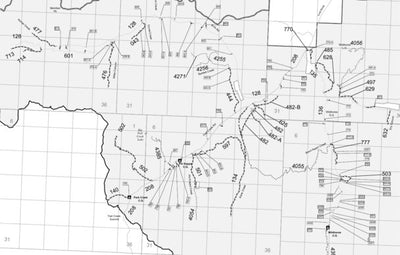 Salmon-Challis NF Lost River RD INSET A Motor Vehicle Use Map West Side 2023 MVUM Preview 1