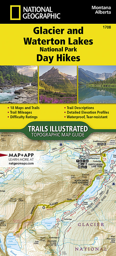 1708 :: Glacier and Waterton Lakes National Parks Day Hikes Preview 1