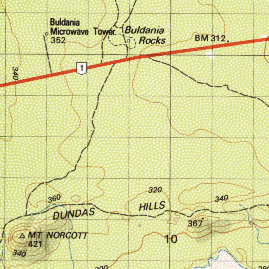 Buldania (3333) Map by Geoscience Australia | Avenza Maps