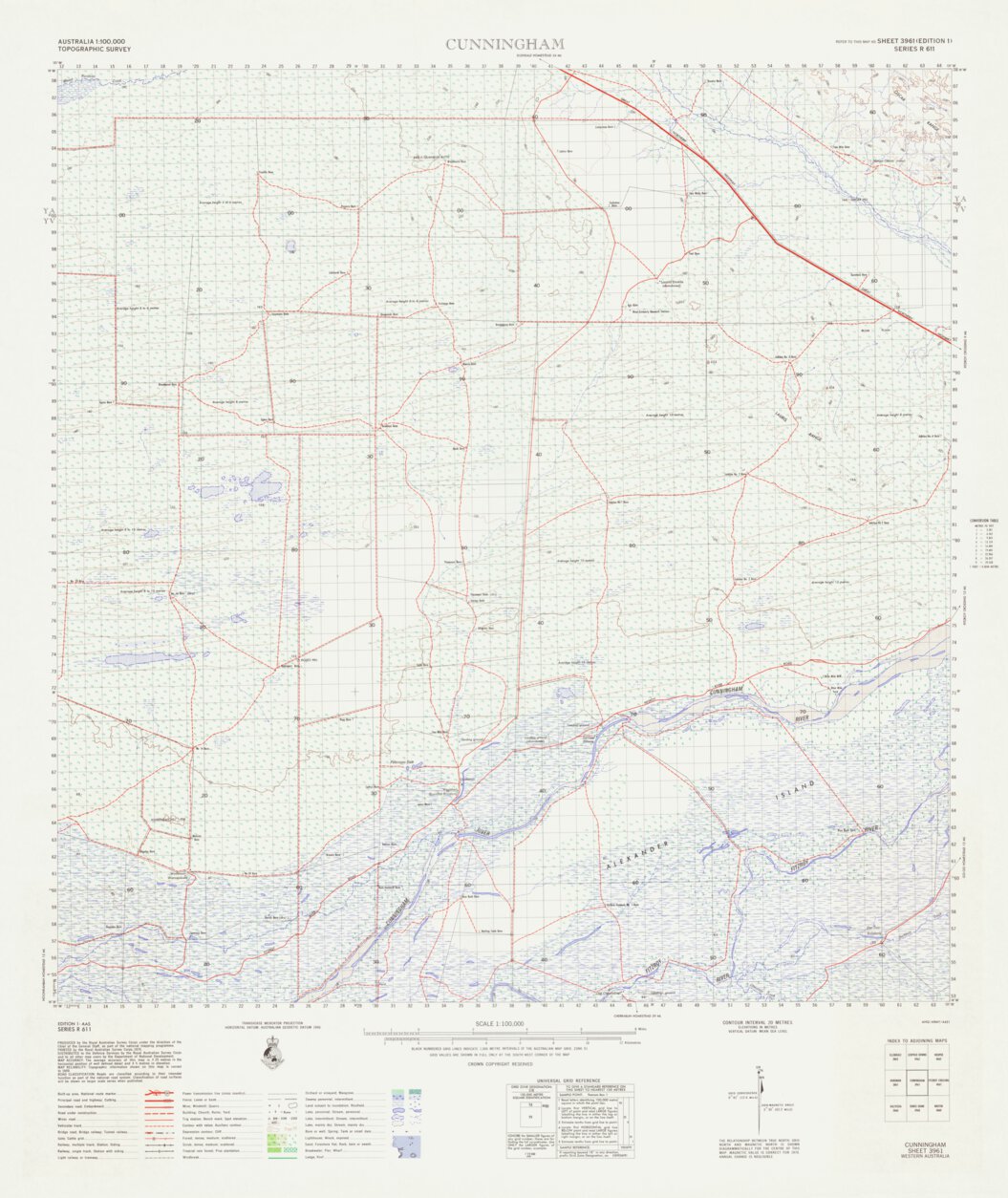 Cunningham (3961) Map by Geoscience Australia | Avenza Maps