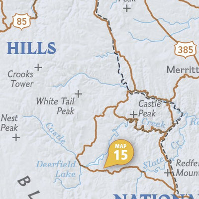 1707 Black Hills Day Hikes (map 00) Preview 2