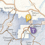 1707 Black Hills Day Hikes (map 00) Preview 3