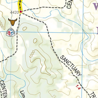 1707 Black Hills Day Hikes (map 02b) Preview 2
