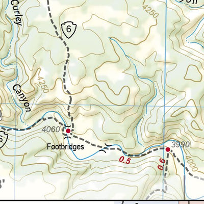 1707 Black Hills Day Hikes (map 02b) Preview 3
