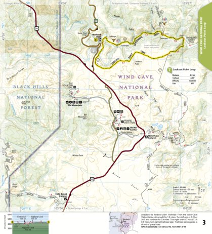 1707 Black Hills Day Hikes (map 04) Preview 1