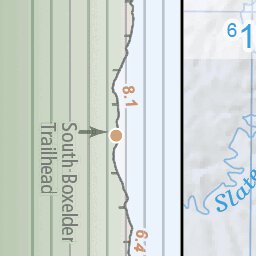 1707 Black Hills Day Hikes (map 02a) Preview 3