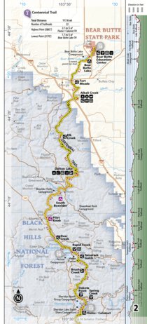 1707 Black Hills Day Hikes (map 03) Preview 1