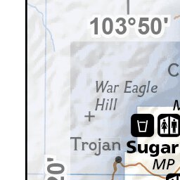 1707 Black Hills Day Hikes (map 01a) Preview 3