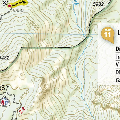 1707 Black Hills Day Hikes (map 12) Preview 2