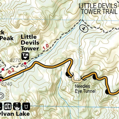 1707 Black Hills Day Hikes (map 07) Preview 2
